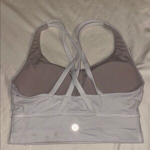 lululemon athletica Light Gray Sports Bra